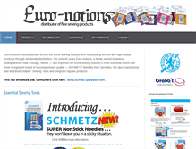 Tablet Screenshot of euronotions.com